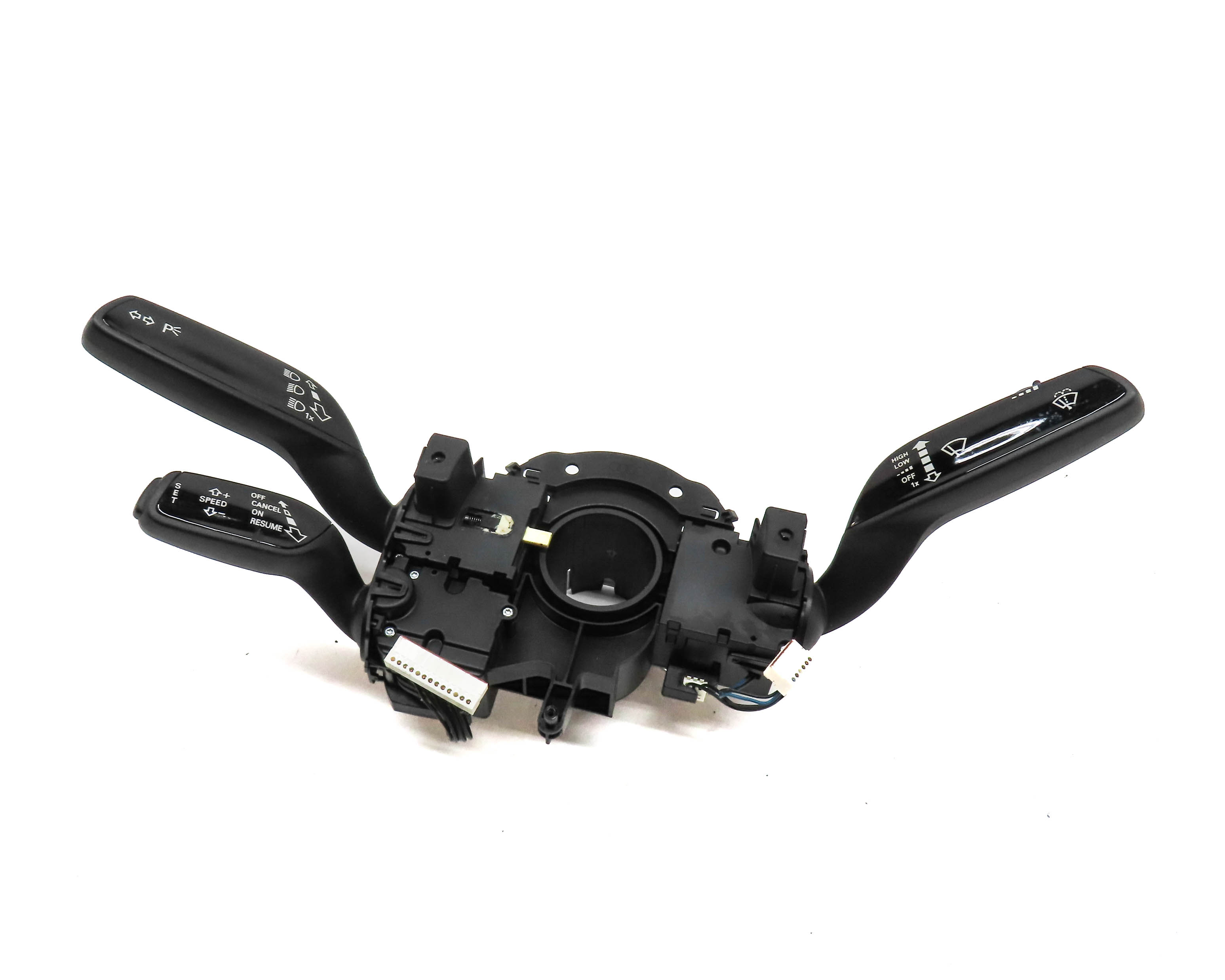 11-18 AUDI A8 S8 (D4 4H) STEERING COLUMN BLINKER WIPER CRUISE COMBINATION SWITCH — exact item pictured